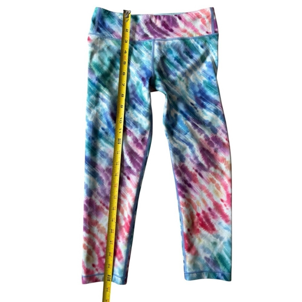 Athleta Girl “Love Proudly” Tie-Dye Girl’s Capri Leggings Size Large (12) - Picture 8 of 8